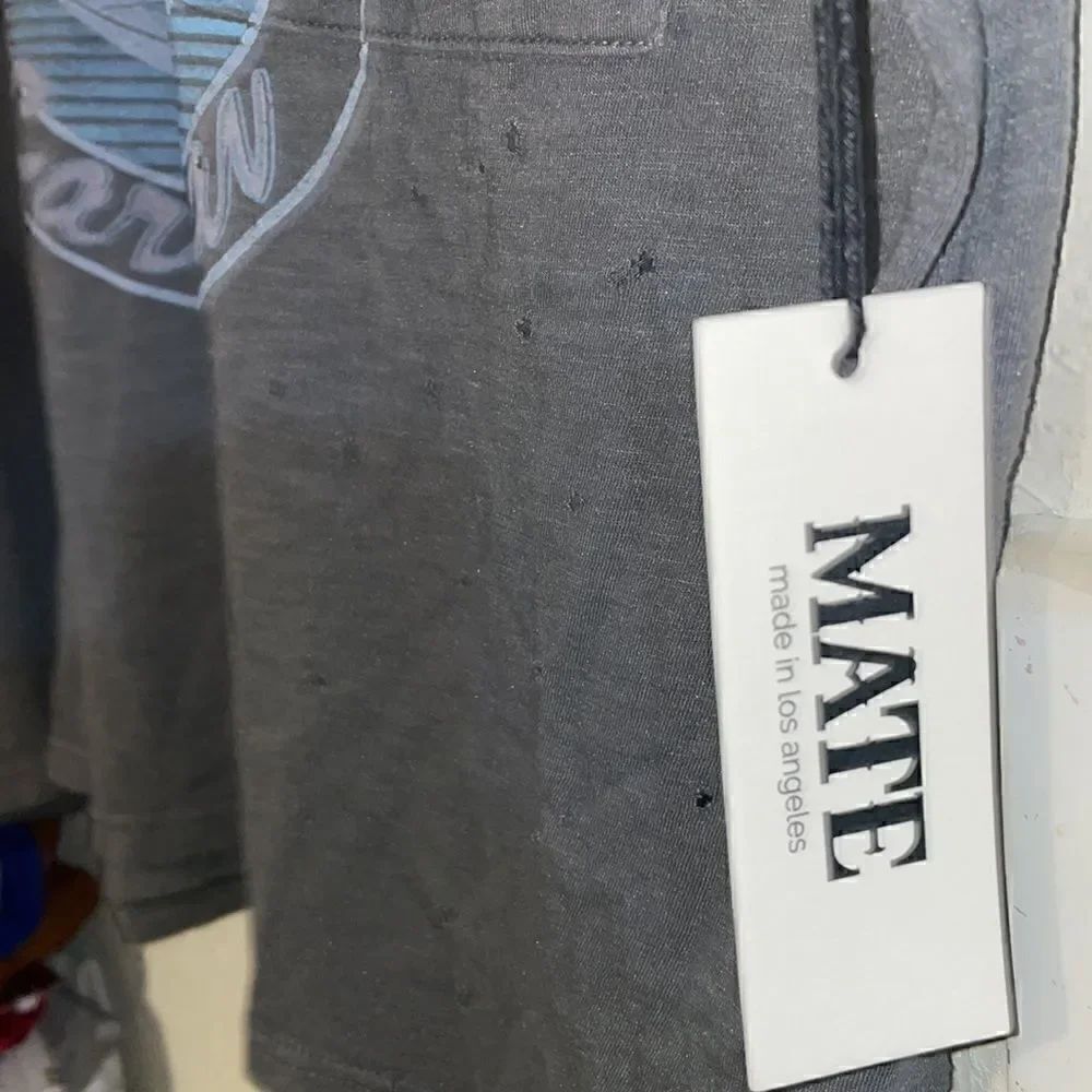 Mate the Label Distressed Tee - Picture 4 of 5
